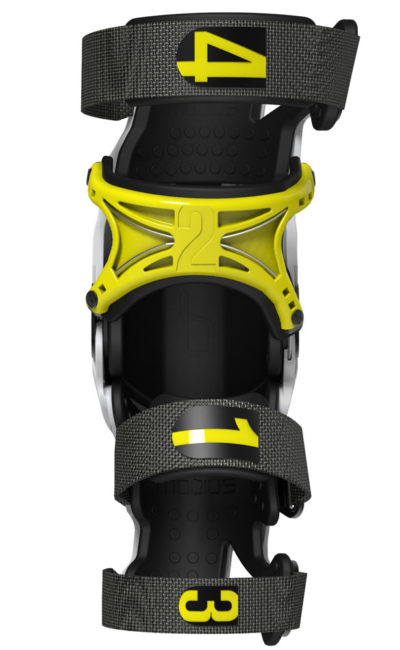 Mobius Knee Brace X8 Paar XS & XXS weiß-gelb
