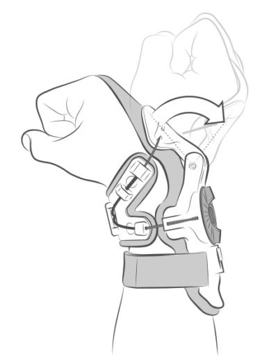Mobius Wrist Brace Handgelenk Sport Orthese Support Bandage X8 S/M
