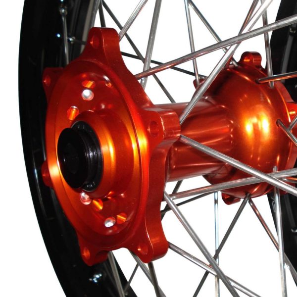 VMX Radsatz + Scheiben für KTM SX/SXF 15- orange-schwarz 21″/19″