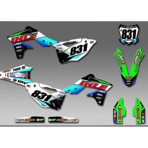 Ihle Racing SX Dekorkit 2014/2015 KAWASAKI KXF