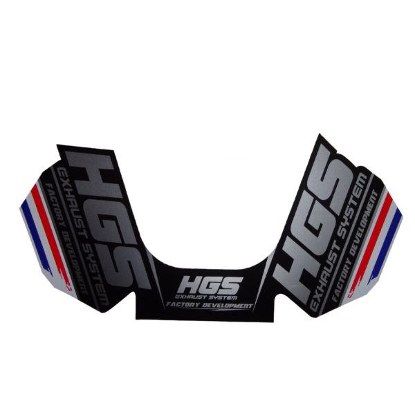 HGS 4 Takt Schalldämpfer Sticker / Black