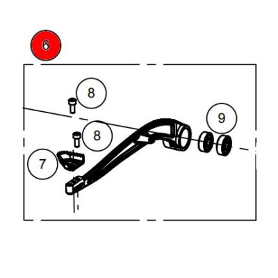 Fußbremspedal BE13000CT-CLJ-1