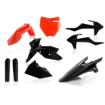 Acerbis Troy Lee Designs Edition Plastiksatz für KTM SX/SXF 16-18 black