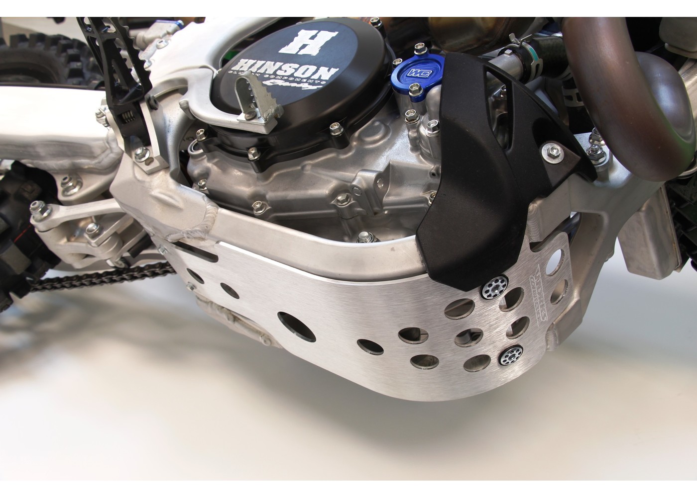 Works Connection Motor-Schutzplatte Kawasaki KX 450 19-/ 250 21-