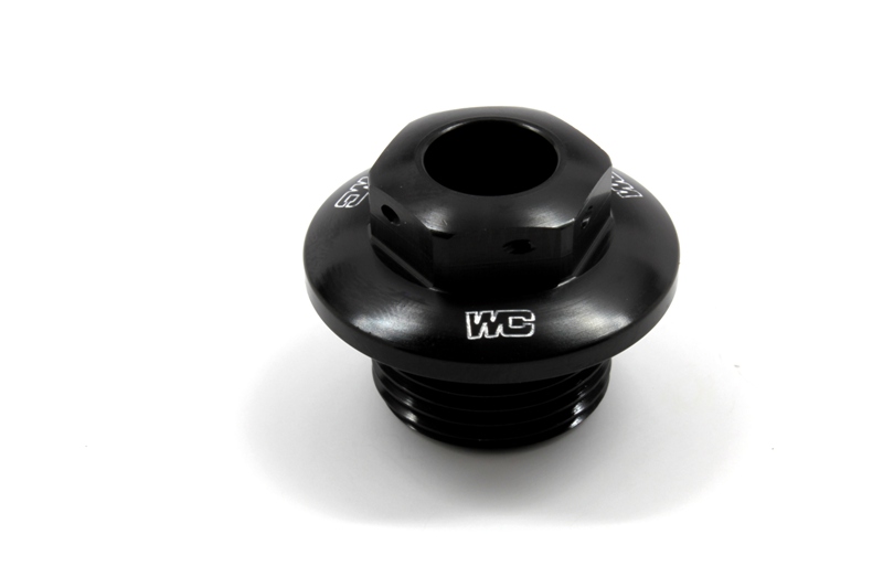 Works Connection Steuerkopfmutter für KTM 125-500 03- für Husqvarna 14- Schwarz