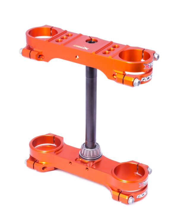 Xtrig ROCS Gabelbrücke Tech für KTM SX 85 offset 14 Orange