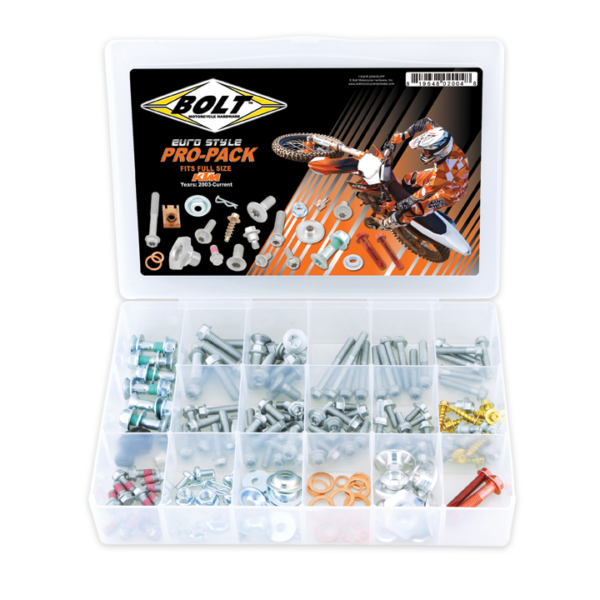 BOLT Pro-Pack Schraubenkit EURO für KTM 180-teilig