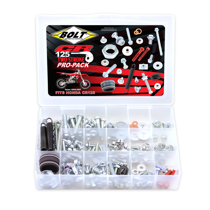 BOLT Two Stroke Pro-Pack Schraubenkit Honda CR 125 2000-2007