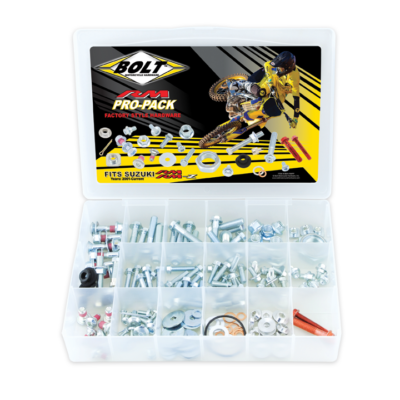 BOLT Pro-Pack Schraubenkit Suzuki RM(Z) 2001-, 180-teilig