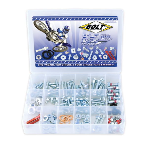 BOLT Pro-Pack Schraubenkit Yamaha YZ/F 03- Universal 190-teilig