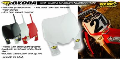 CYCRA Stadium Nummerntafel CRF 450 13- , CRF 250 14- natural