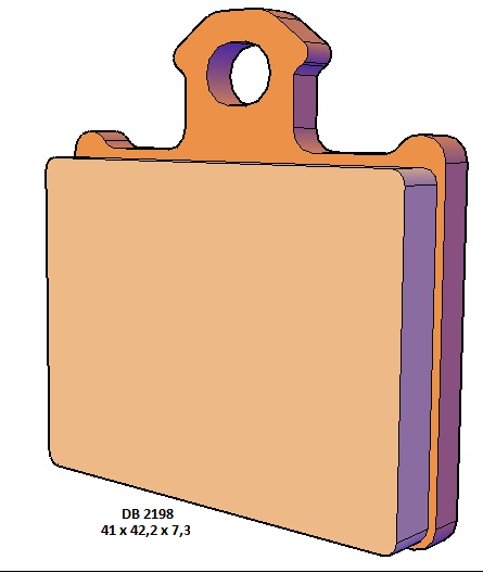 DELTA BRAKING Bremsbeläge hinten für KTM SX 85 11-