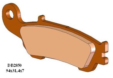 DELTA BRAKING Bremsbeläge vorne Yamaha YZ 250F 07-20, 450F 08-19, YZ 125/250 08-21