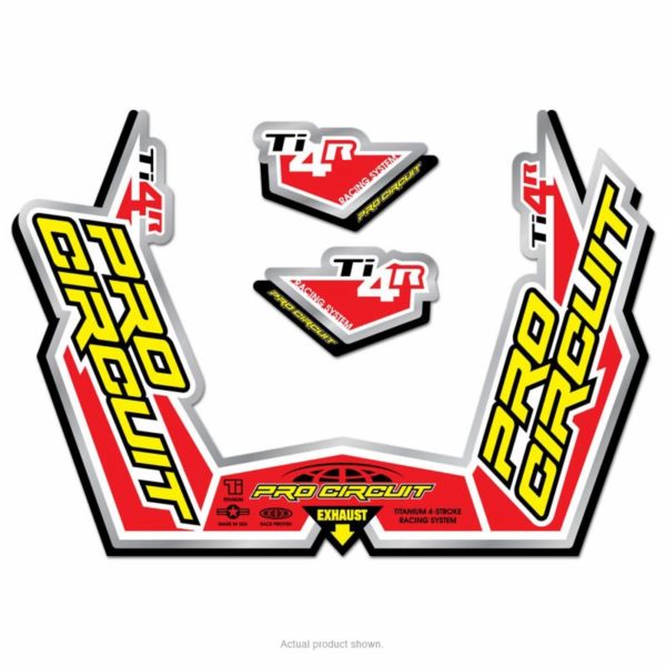 Pro Circuit Auspuffsticker Ti-4R