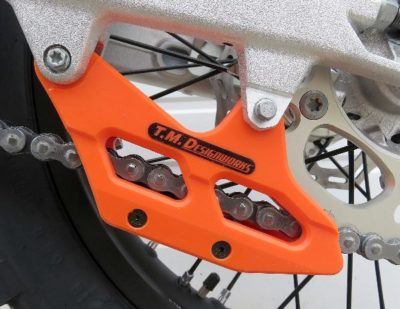TMD Factory Edition SX Kettenführung für KTM 08-, für Husqvarna 14- orange