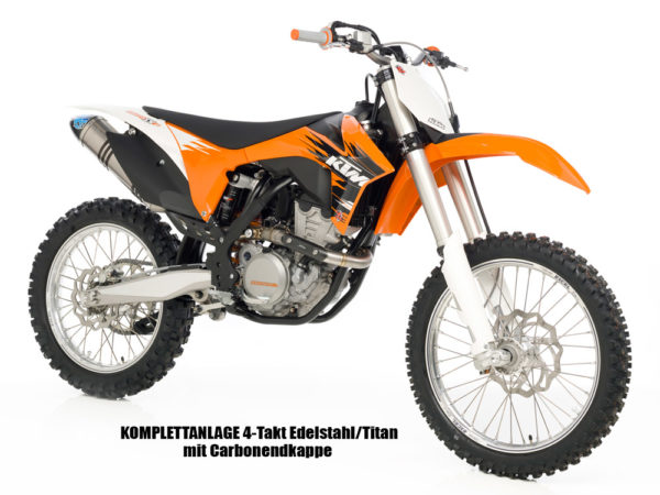 Leo Vince X3 Kpl. Anlage Edelstahl/titan für KTM SXF 350 2011-