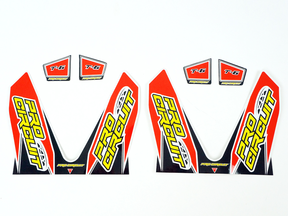 Pro Circuit Auspuffsticker T-6 CRF dual