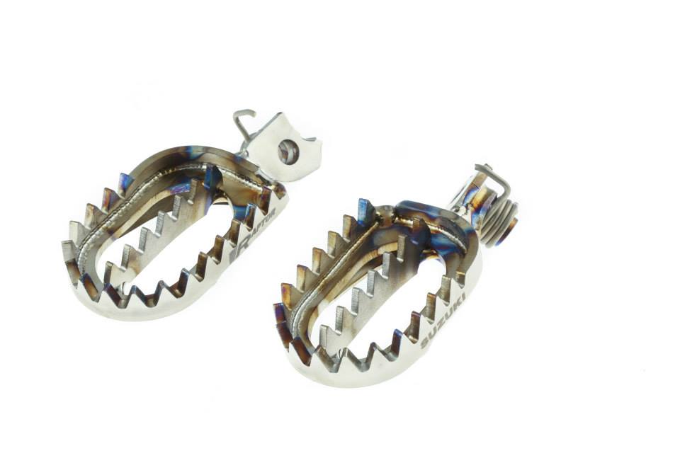 Raptor Titan MX Fußrasten Suzuki RMZ 250 / 450 10-23