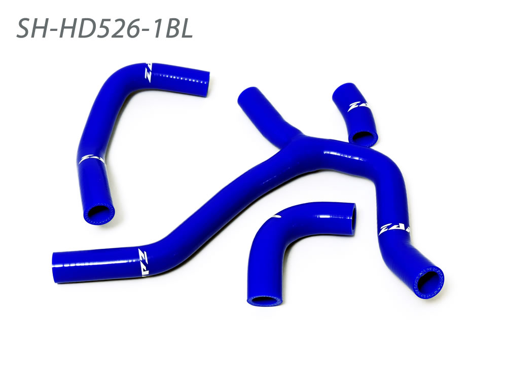 ArtSH-HD526-1BL ZAP Silikon-Kühlerschlauch Honda CRF 450 13-14 blau Y-Kit