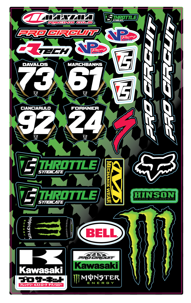 Pro Circuit Universal Stickerkit