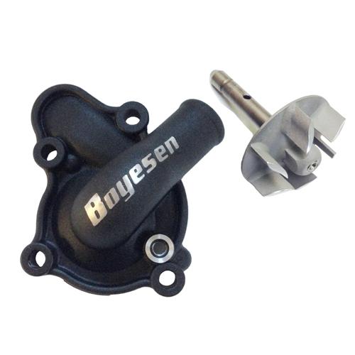 Boyesen SUPERCOOLER Wasserpumpendeckel und Impellerkits Yamaha YZ 125 05-20 Schwarz