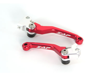 ZAP Flexhebel Klapphebelsatz Honda CRF 250/450 -06, CR 125/250 92-07 Rot