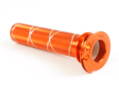 ZAP ALU Gasgriffhülse für KTM 4T SXF 16- / EXC-F 17- 2T TPI Lager Orange