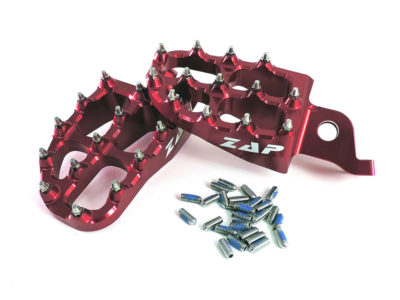 ZAP E-Peg Fußraste KXF 250 06- / 450 07- red