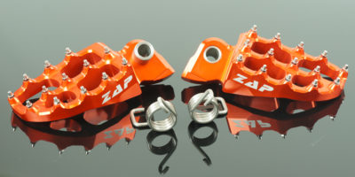 ZAP E-Peg Fußrasten Yamaha, für GasGas, für KTM/für Husqvarna -16, Fantic Orange