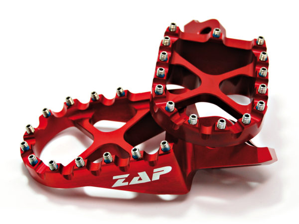 ZAP X-Peg Fußraste Kawasakik KXF 250 06-23 / 450 07-23 Rot