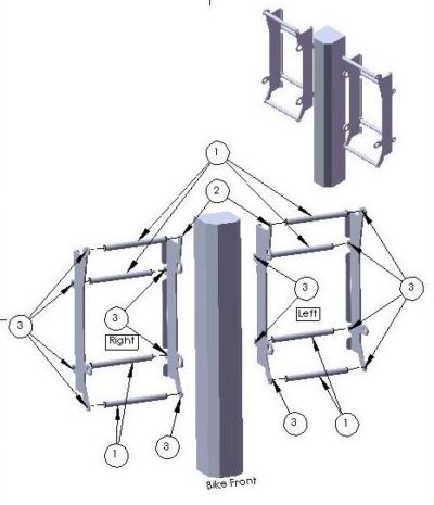 ZAP Radiator Guard Kühlerschutz Beta RR 250/300 13-19