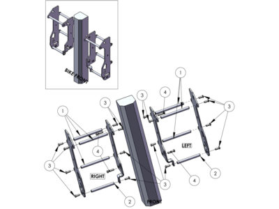 ZAP Kühlerschutz für KTM EXC-F 17-19 für Husqvarna FE 17-19 mit Lüfter