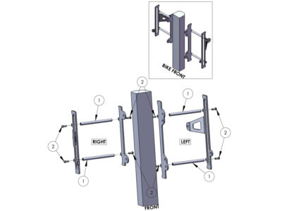 ZAP Radiator Guard Kühlerschutz KXF250 ’10- 16