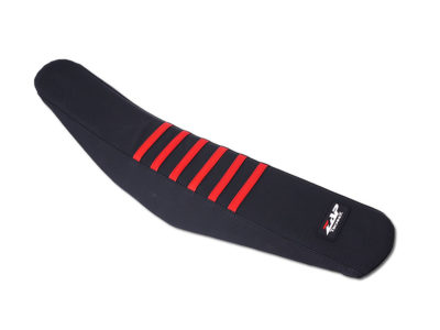 ZAP RIB-Grip Sitzbezug CRF 450 09-12, 250 10-13 Schwarz/Rot