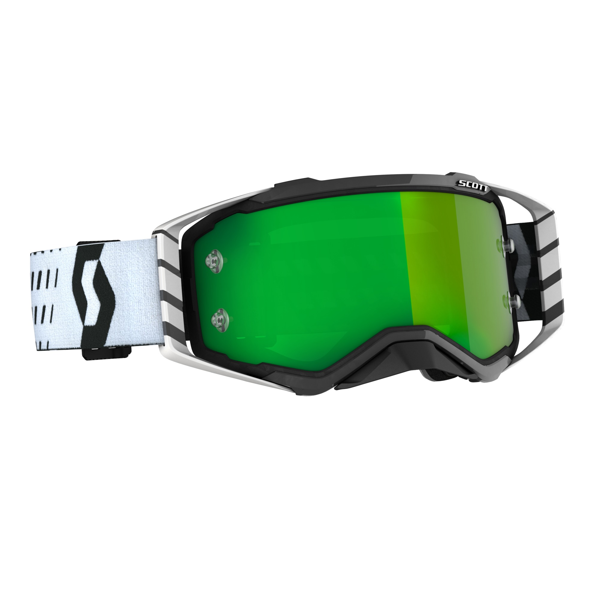 SCOTT Prospect 2020 black white / green chrome works