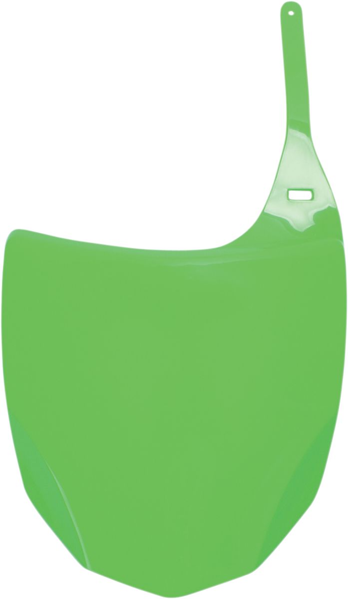 UFO Nummerntafel vorn KAWASAKI KXF450 KX-GREEN