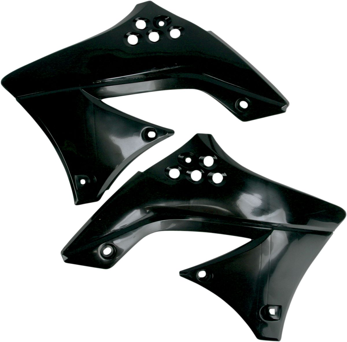 UFO Kühlerspoiler KAWASAKI KXF450 09 BLACK