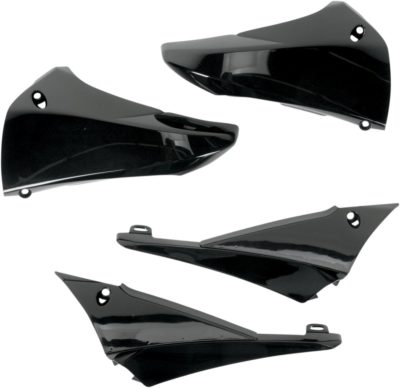 UFO Obere Kühlerspoiler YAMAHA YZ450F BLACK