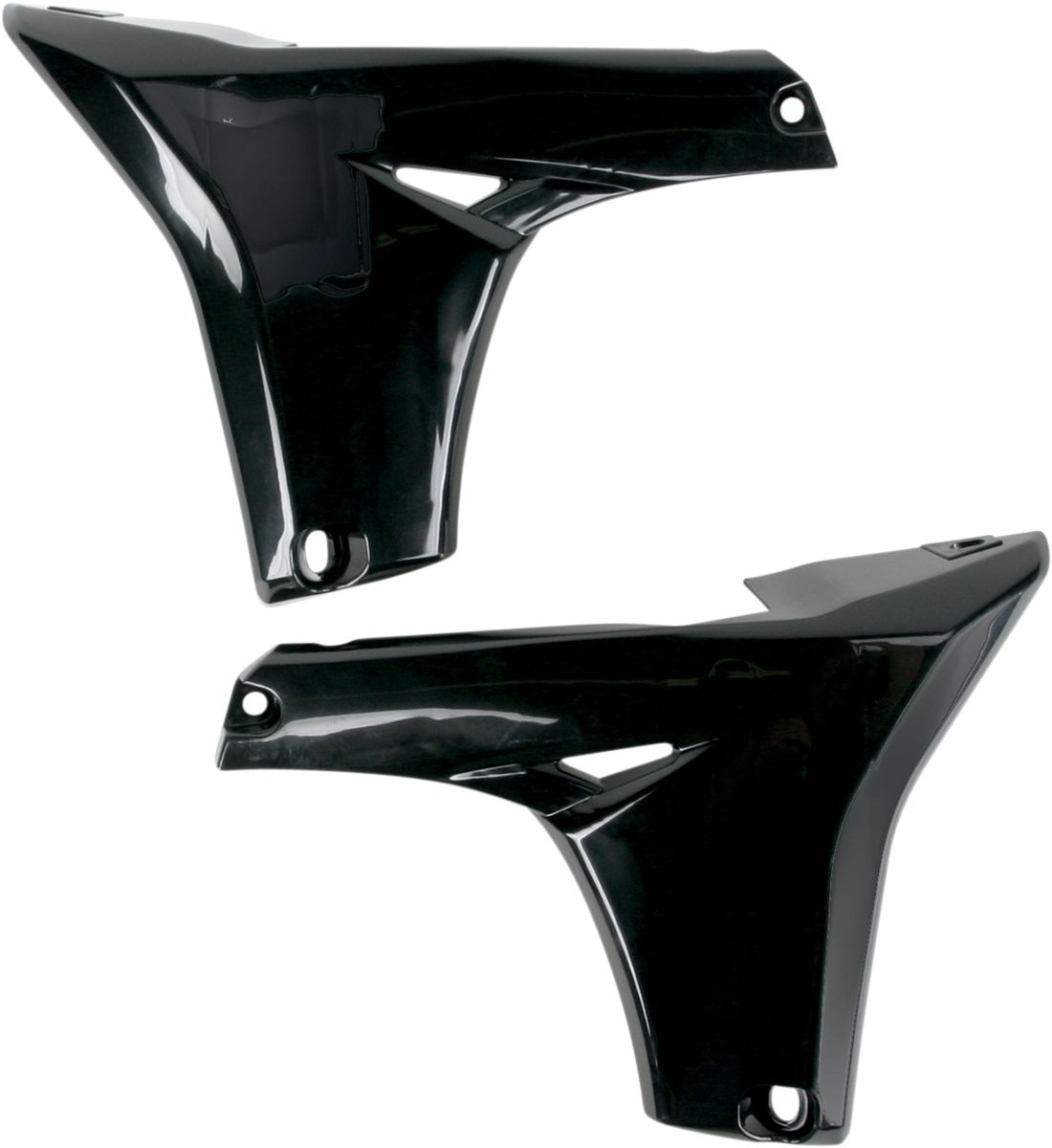 UFO Untere Kühlerspoiler YAMAHA YZ450F BLACK