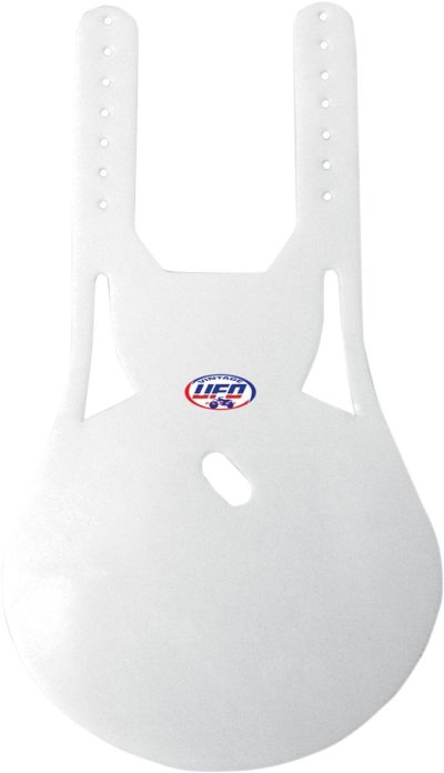 UFO VINTAGE UNI FRONT OVAL PLATE (76-83) WHITE