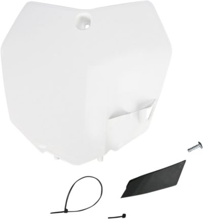 UFO Nummerntafel vorn für KTM SX/SX-F 125 13 WHITE