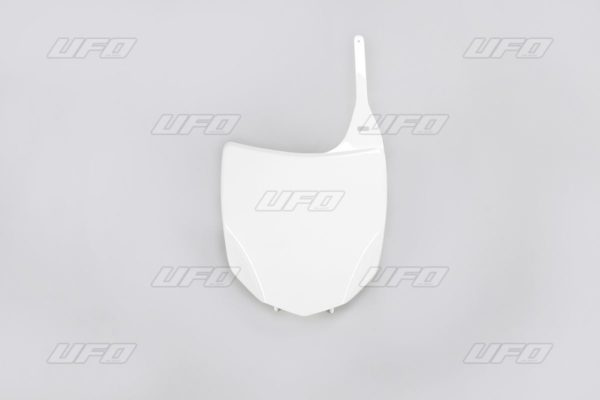 UFO Nummerntafel vorn KAWASAKI KXF250 WHITE