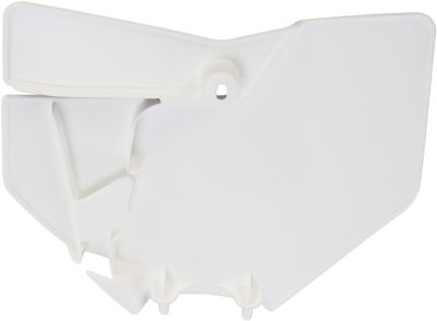 UFO Nummerntafel vorn für KTM SX/SX-F 125 16-18 WHITE