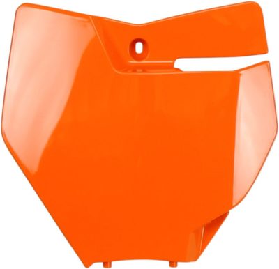 UFO Nummerntafel vorn für KTM SX/SX-F 125 16-18 ORANGE