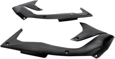 UFO Kühlerspoiler KAWASAKI KXF450 16-18 BLACK