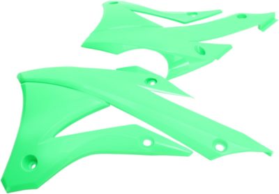 UFO Kühlerspoiler KAWASAKI KX85 FLUO GREEN