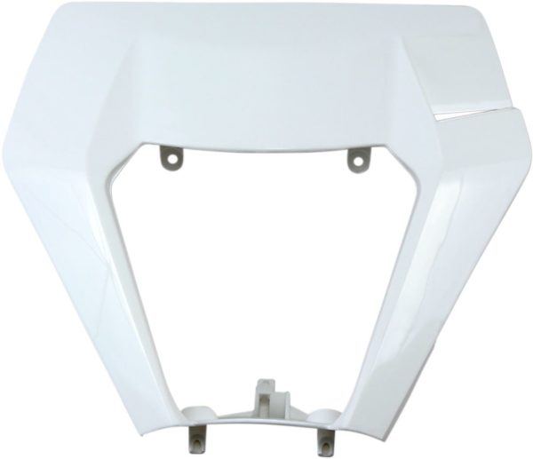 UFO Lampenmaske PLASTIC für KTM EXC 250 17-19 WHITE