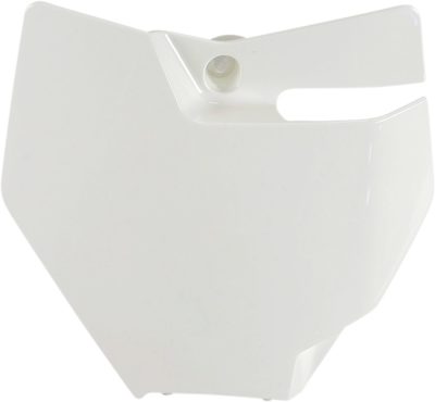 UFO NUMBER PLATE für KTM SX 85 19- WHITE