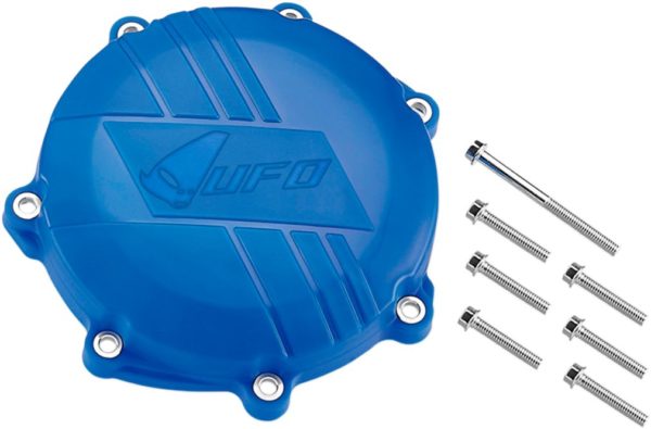 UFO CLUTCH COVER W/MOUNTING KIT YAMAHA YZF/WR 250 BLUE