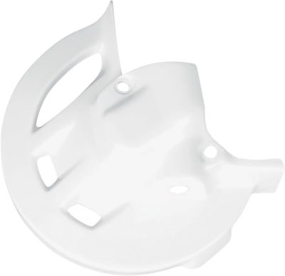 UFO FRONT DISC GUARD HONDA CR125/250/500 WHITE